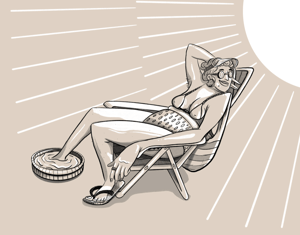 Ilustração de Verão