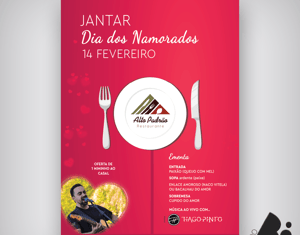 Cartaz - Jantar Dia dos namorados
