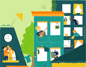 Poster- Bairro cidade