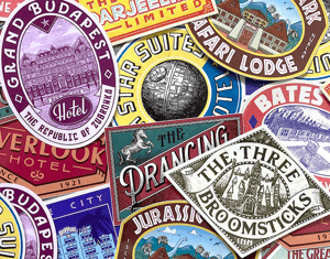 Bon Voyage - Vintage Hotel Stickers