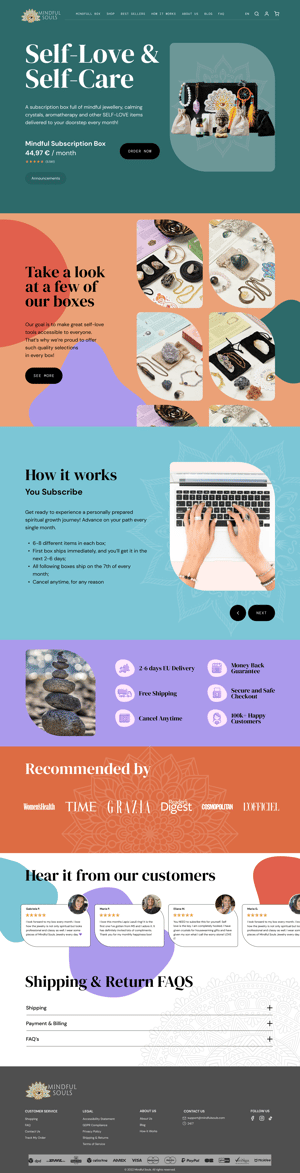 Mindful Souls website