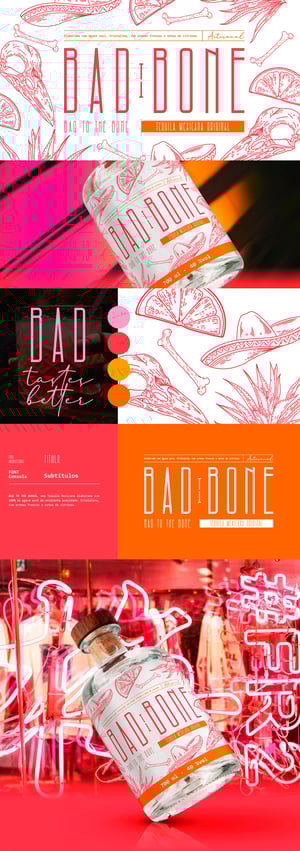 Bad to the Bone - Tequila Brand Concept