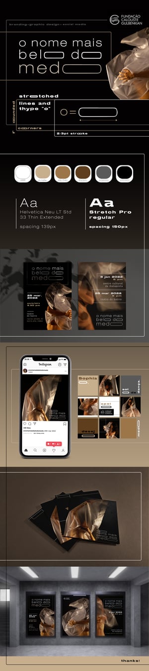 O NOME MAIS BELO DO MEDO | design de comunicação