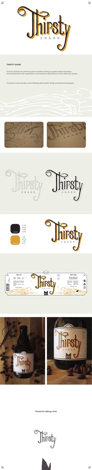 Thirsty Shark - home brewed beer