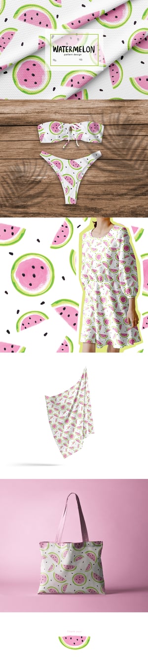 Pattern Design Watermelon