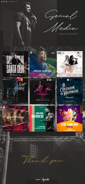 Direção de arte e Social media - Igreja Lagoinha