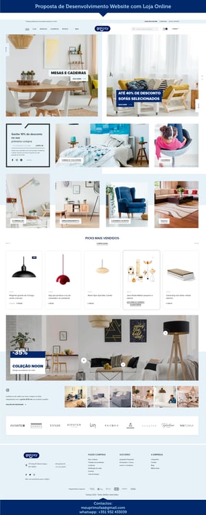 Website + Loja Virtual